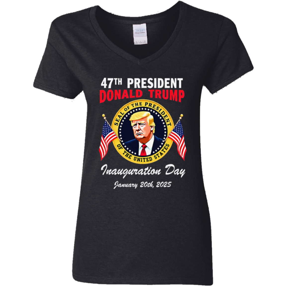 47th President Donald Trump Inauguration Day January 20th 2025 Dark Shirt HO82 65646