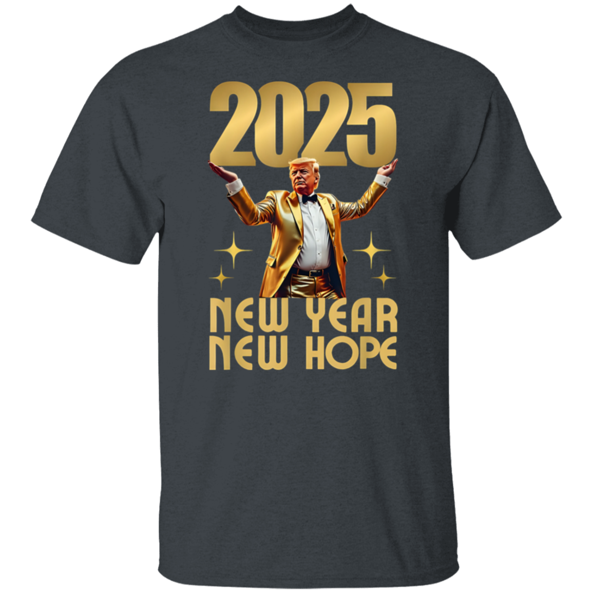 Funny Trump New Year New Hope Inauguration Party Celebration Dark Shirt LM32 65091