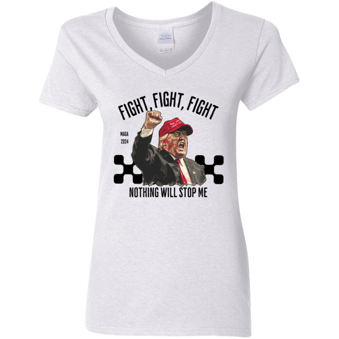Fi**t Fi**t Fi**t Nothing Will Stop Me Donald Trump Shirt TH10 63039