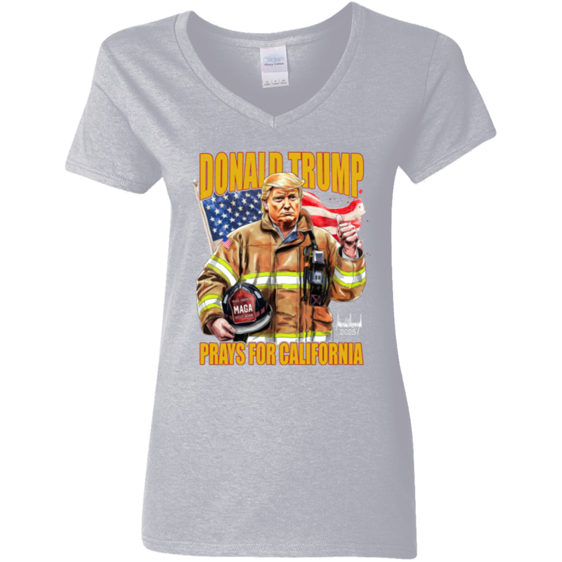 Donald Trump Prays for California Dark Shirt California Strong 2025 Shirt CH07 67280