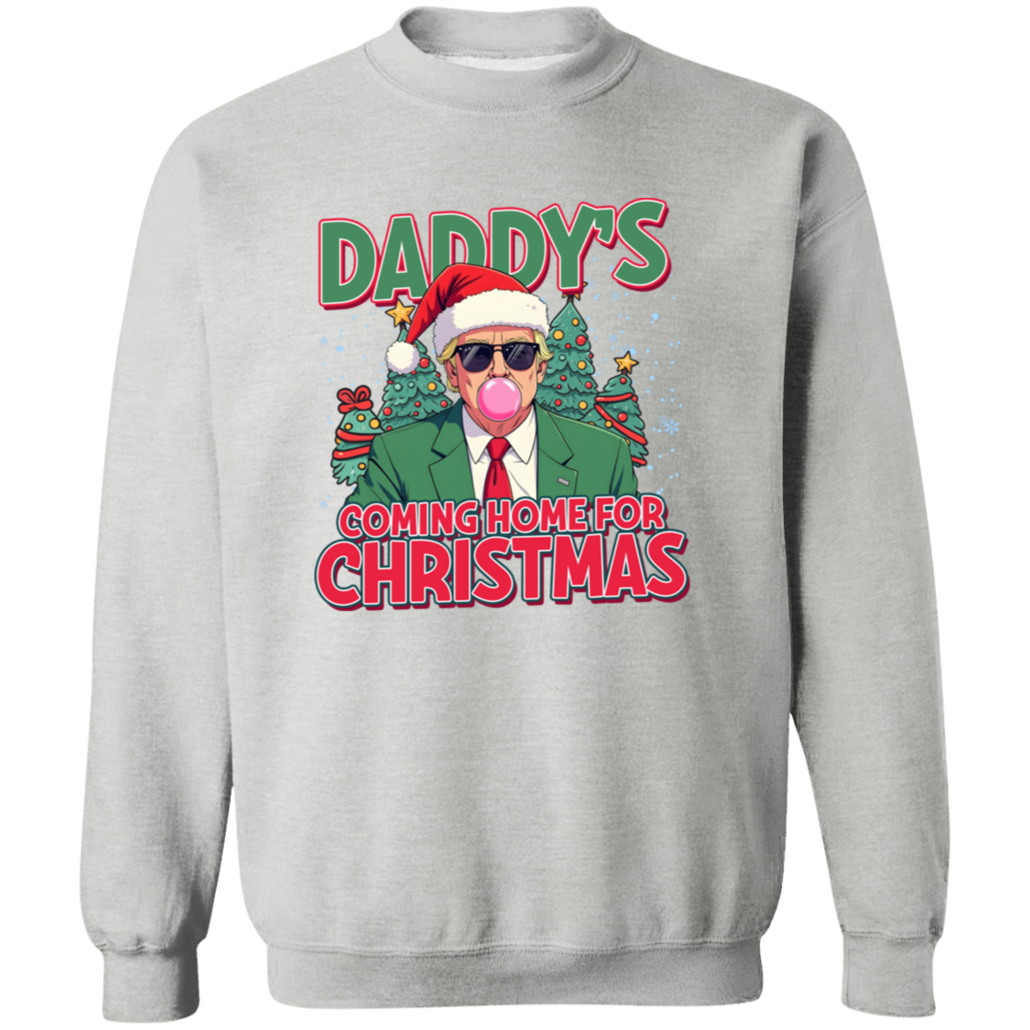 Daddy's Coming Home For Christmas Dark Shirt TH10 64061