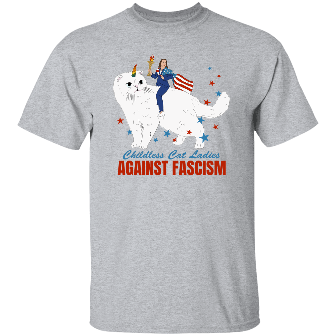 Childless Cat Ladies Against Fascism Bright Shirt HA75 63484
