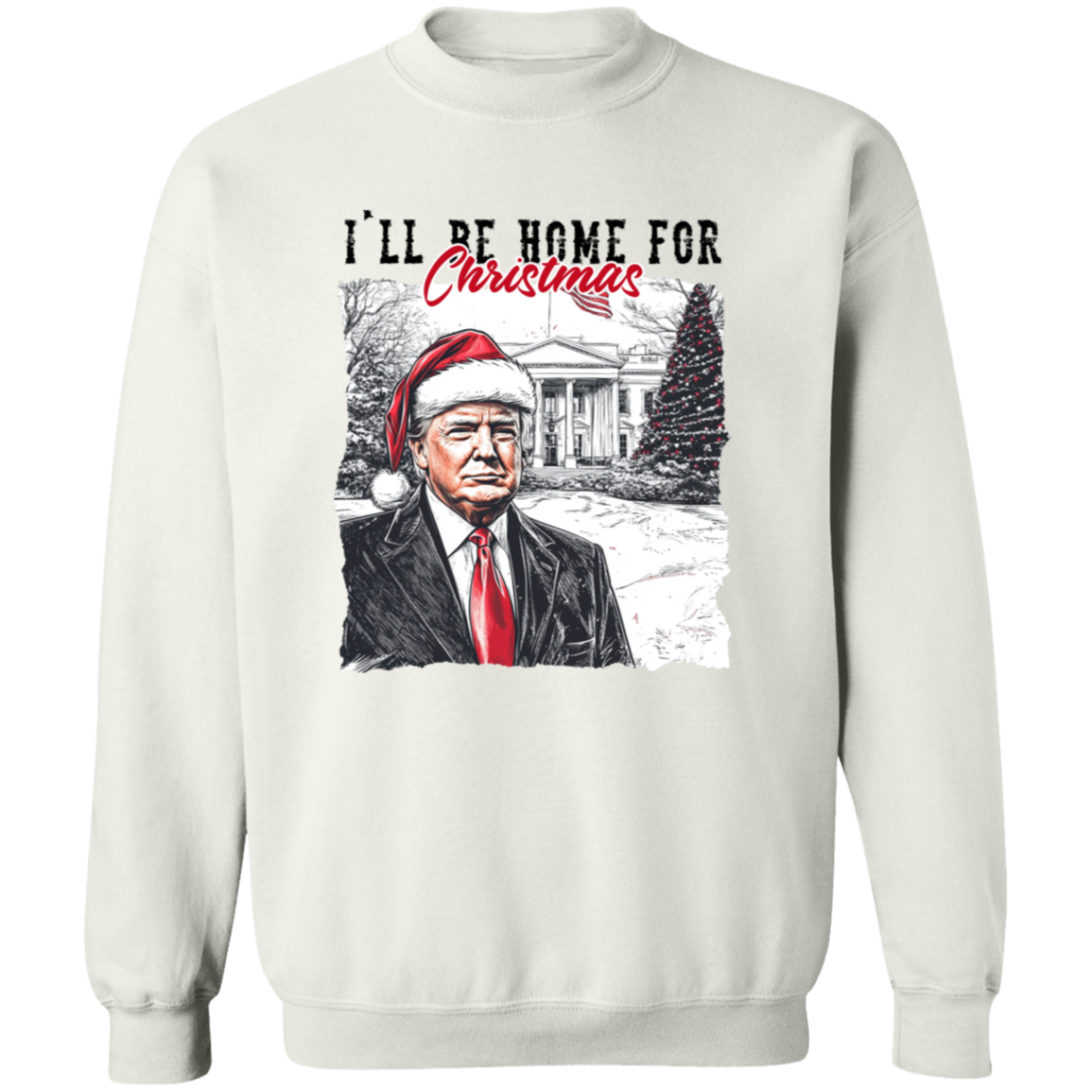 I'll Be Home For Christmas Donald Trump Shirt HA75 63640