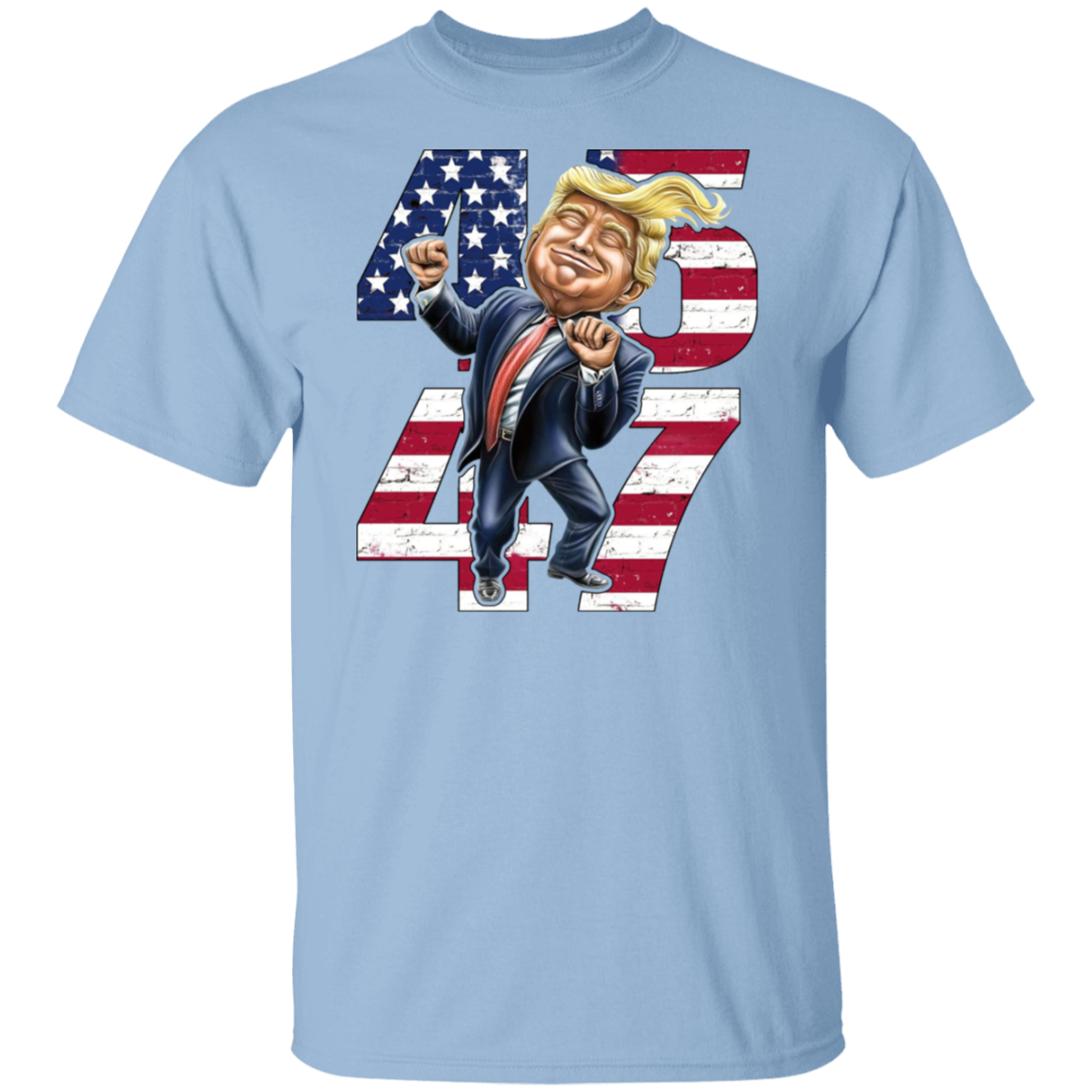 Patriotic Trump 2024 45th & 47th President's Legacy MAGA Bright Shirt LM32 63951