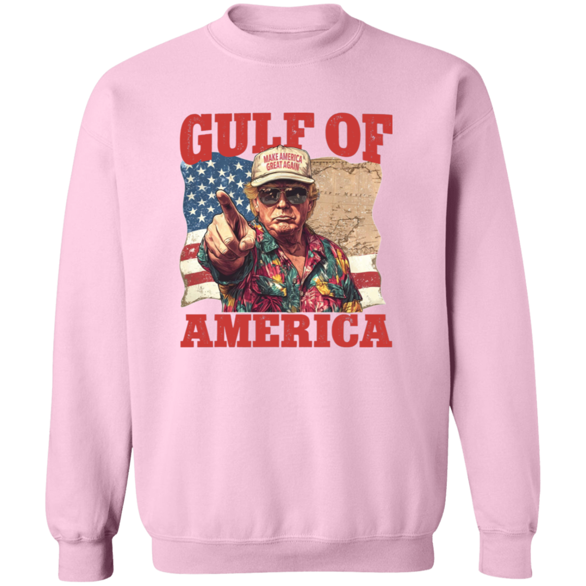 Gulf of Mexico to Gulf of America, President Trump Gulf of America Bright Shirt HA75 64336