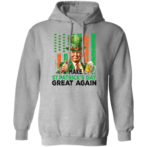 Donald Trump Beer Drinking Make St Patrick's Day Great Again Bright Shirt LM32 65137