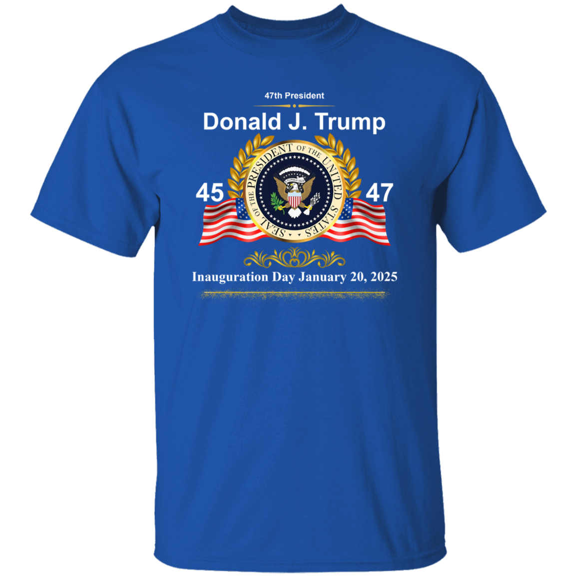 Donald J. Trump President 47 Inauguration Day Dark Shirt HA75 67226