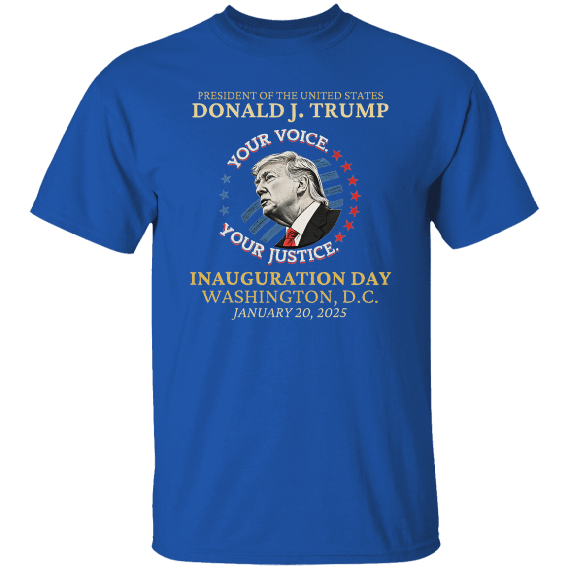 Trump Inauguration Day 2025 Commemorative Memorabilia Dark Shirt HO82 65638