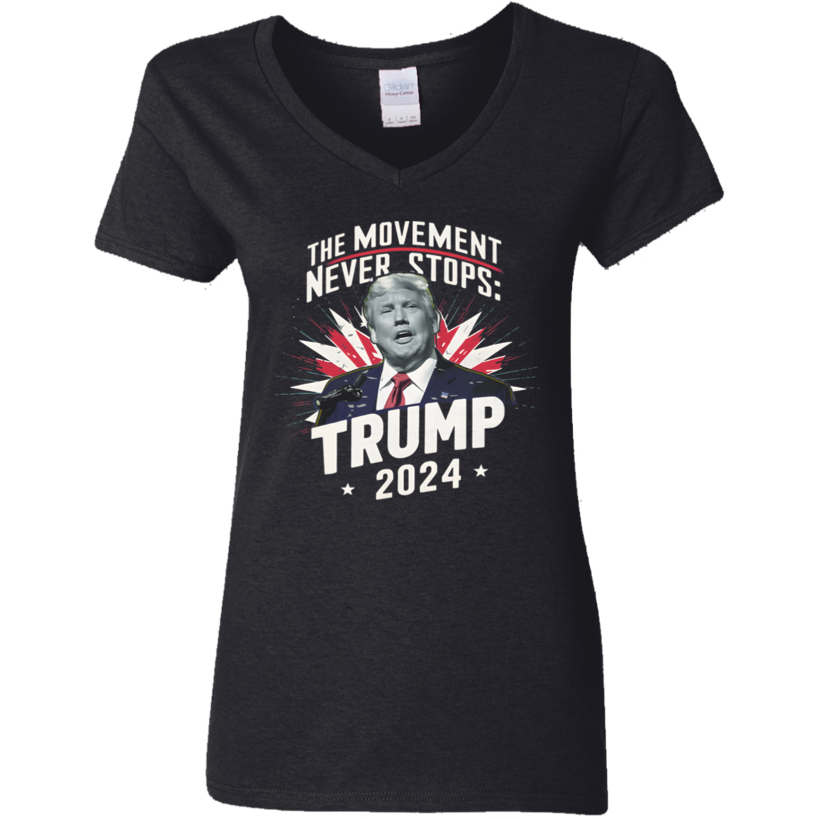 The Moment Never Stop Trump 2024 Dark Shirt HA75 62734
