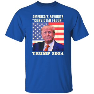 America's Favorite "Convicted Felon" Trump 2024 Shirt TH10 62691