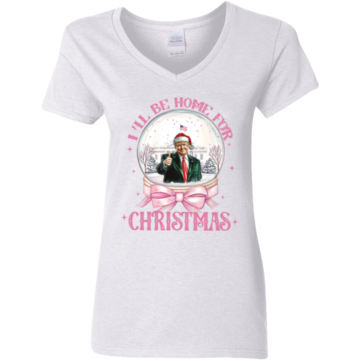 I'll Be Home For Christmas Donald Trump Shirt HA75 63646