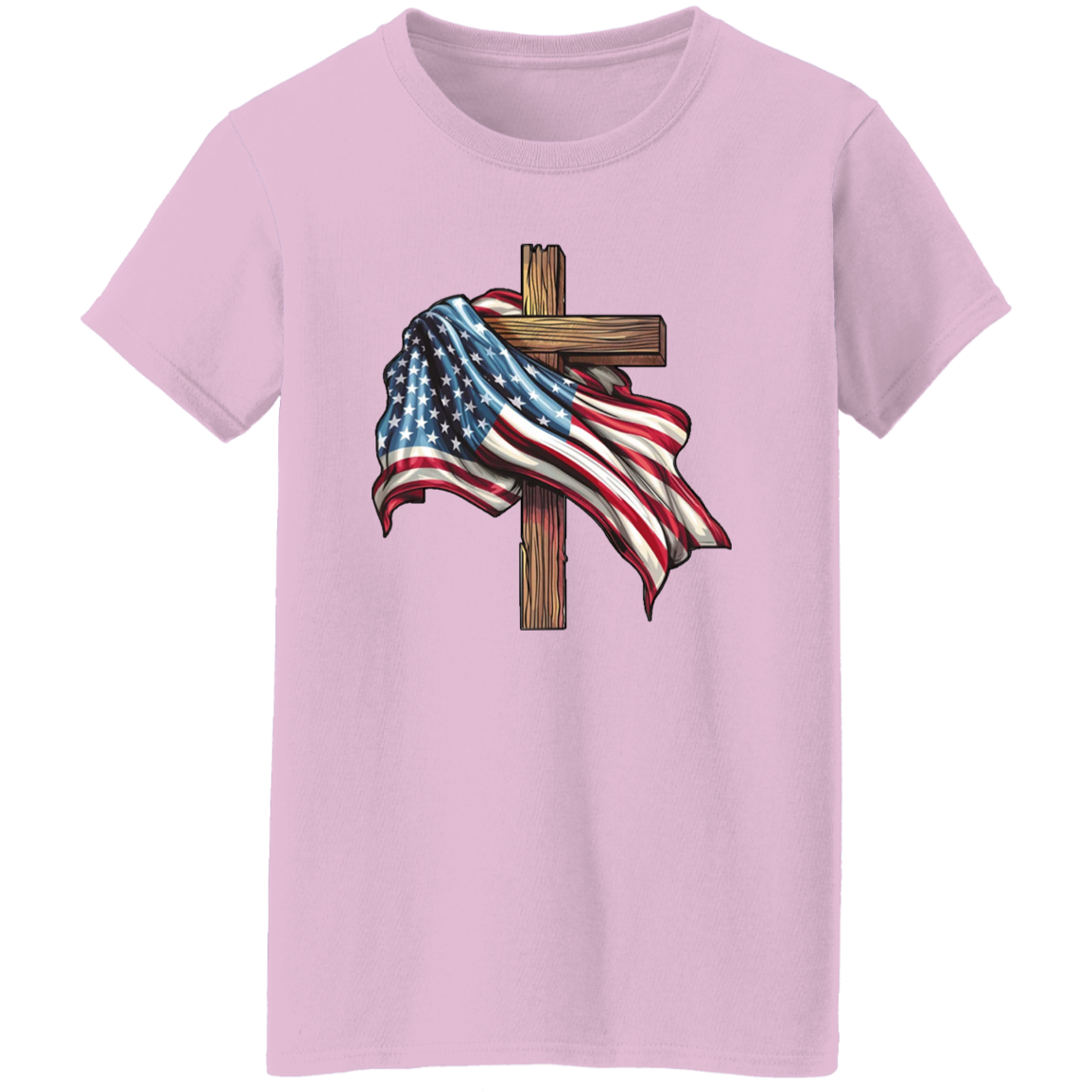 Christian American Sublimation 4th Of July Shirt TH10  62615