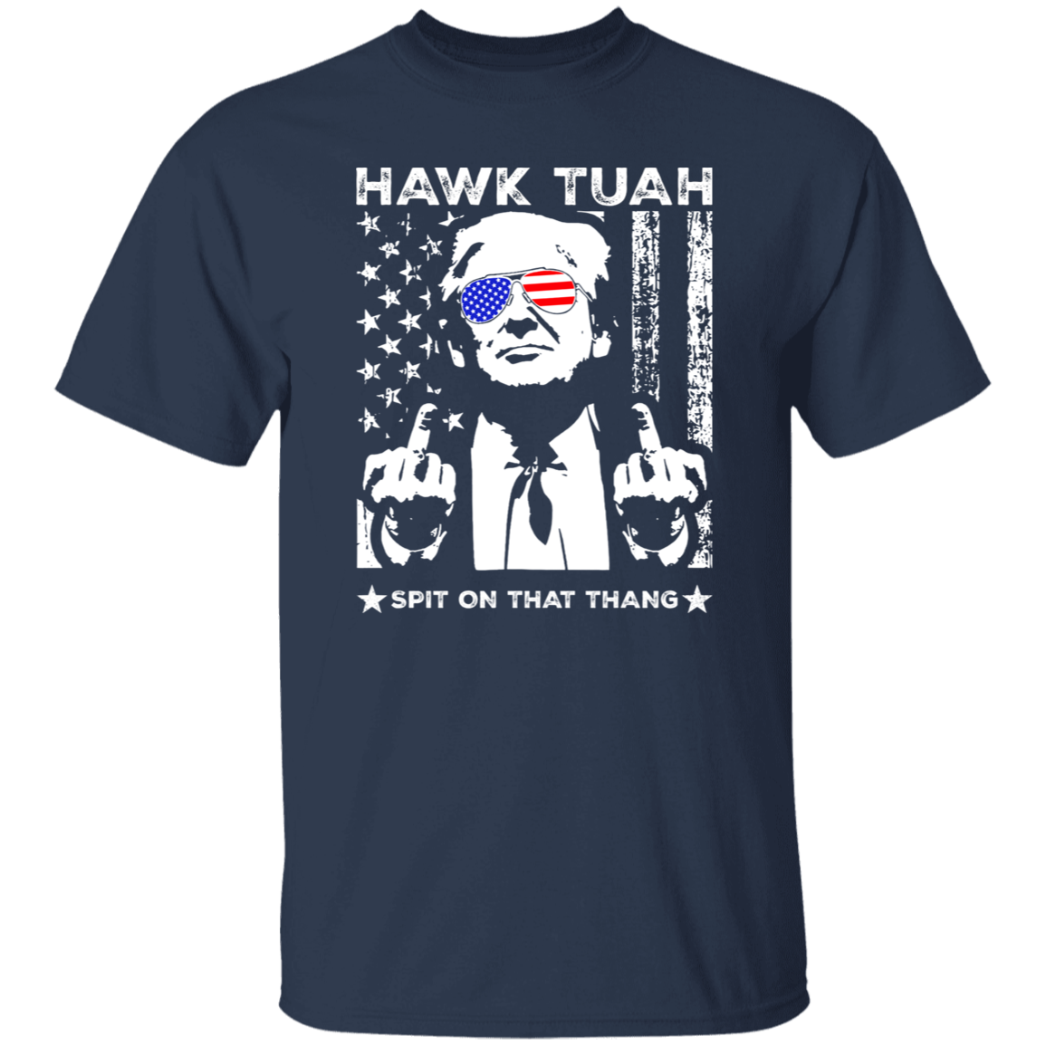 Hawk Tuah Spit On That Thang Trump Shirt TH10 62925