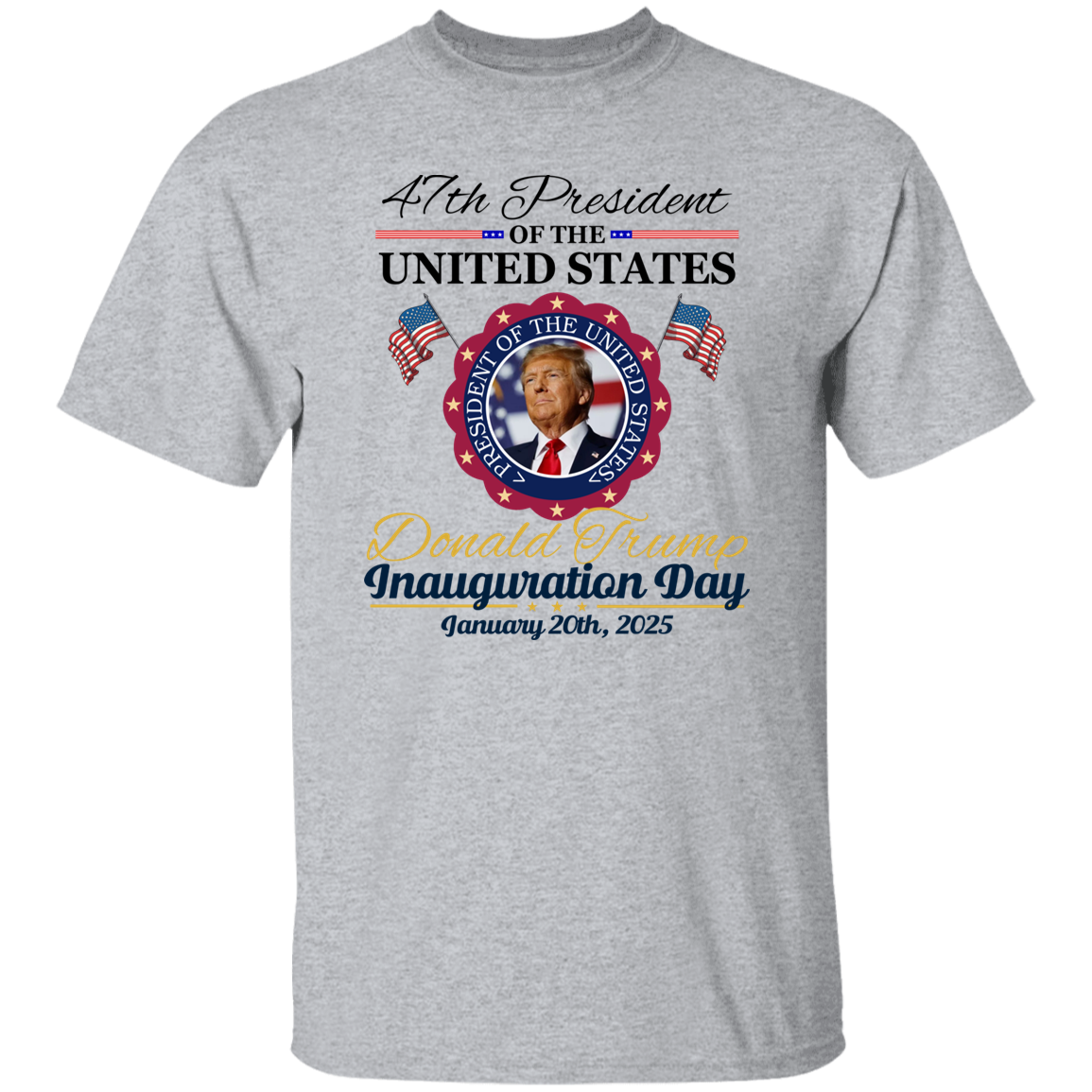 Donald Trump Presidential Inauguration Day 2025 Bright Shirt HA75 67122