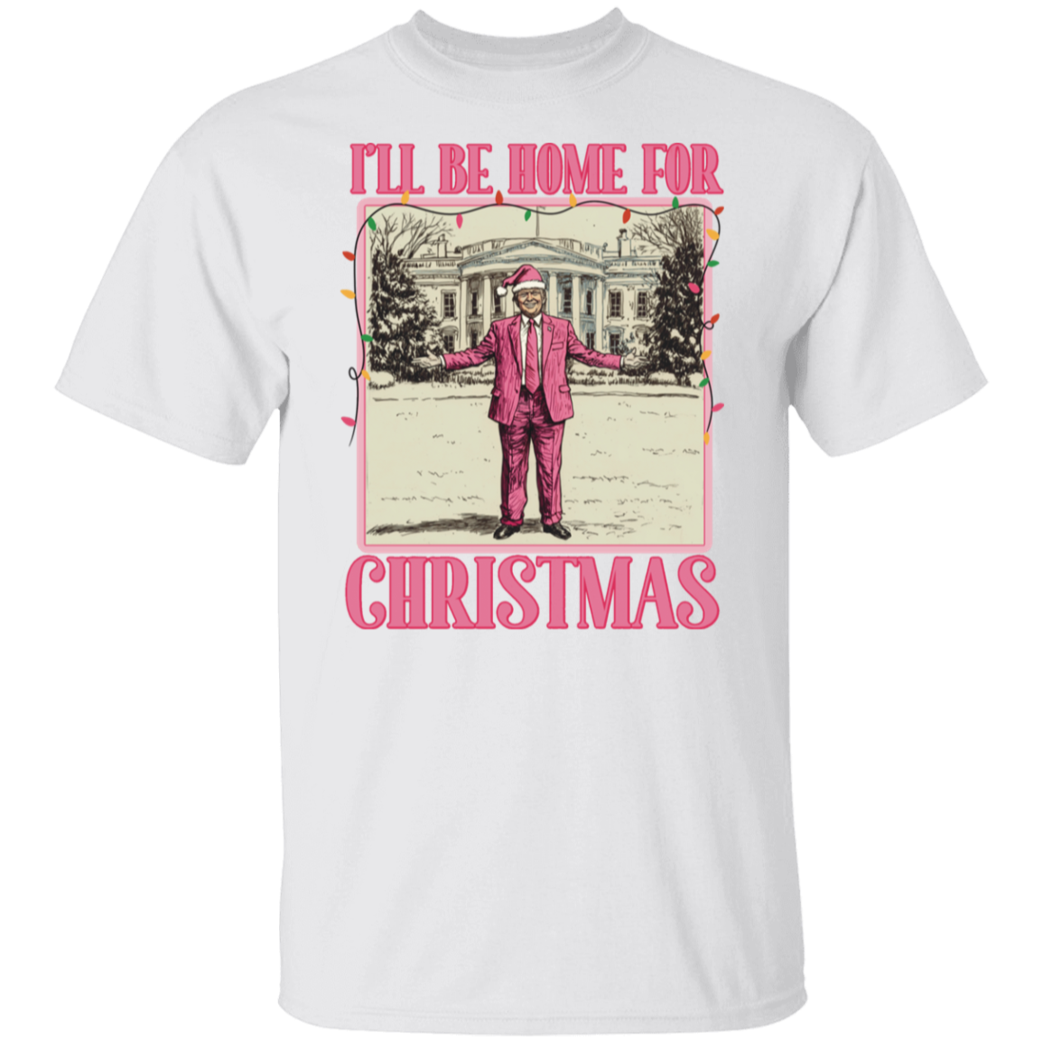 I'll be home for Xmas Funny Trump Shirt HA75 63627