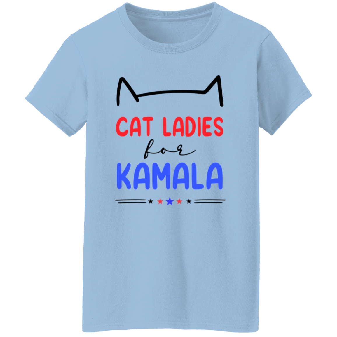 Cat Ladies For Kamala - Kamala Harris 2024 President Bright Shirt HA75 63342