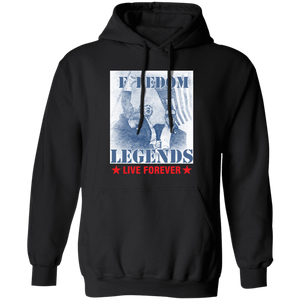 Trump 2024 Freedom Legends Live Forever Dark Shirt HO82 63052