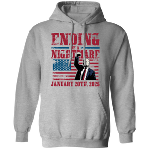 Ending of a Nightmare January 20th 2025 Trump Won Bright Shirt LM32 65219