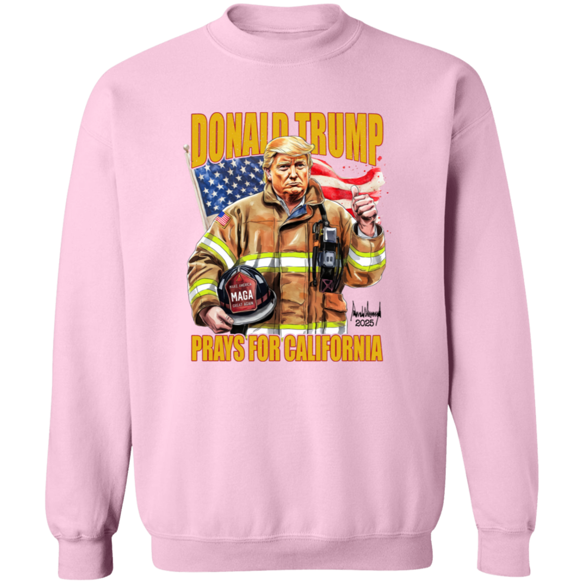 Donald Trump Prays for California Bright Shirt California Strong 2025 Shirt CH07 67282