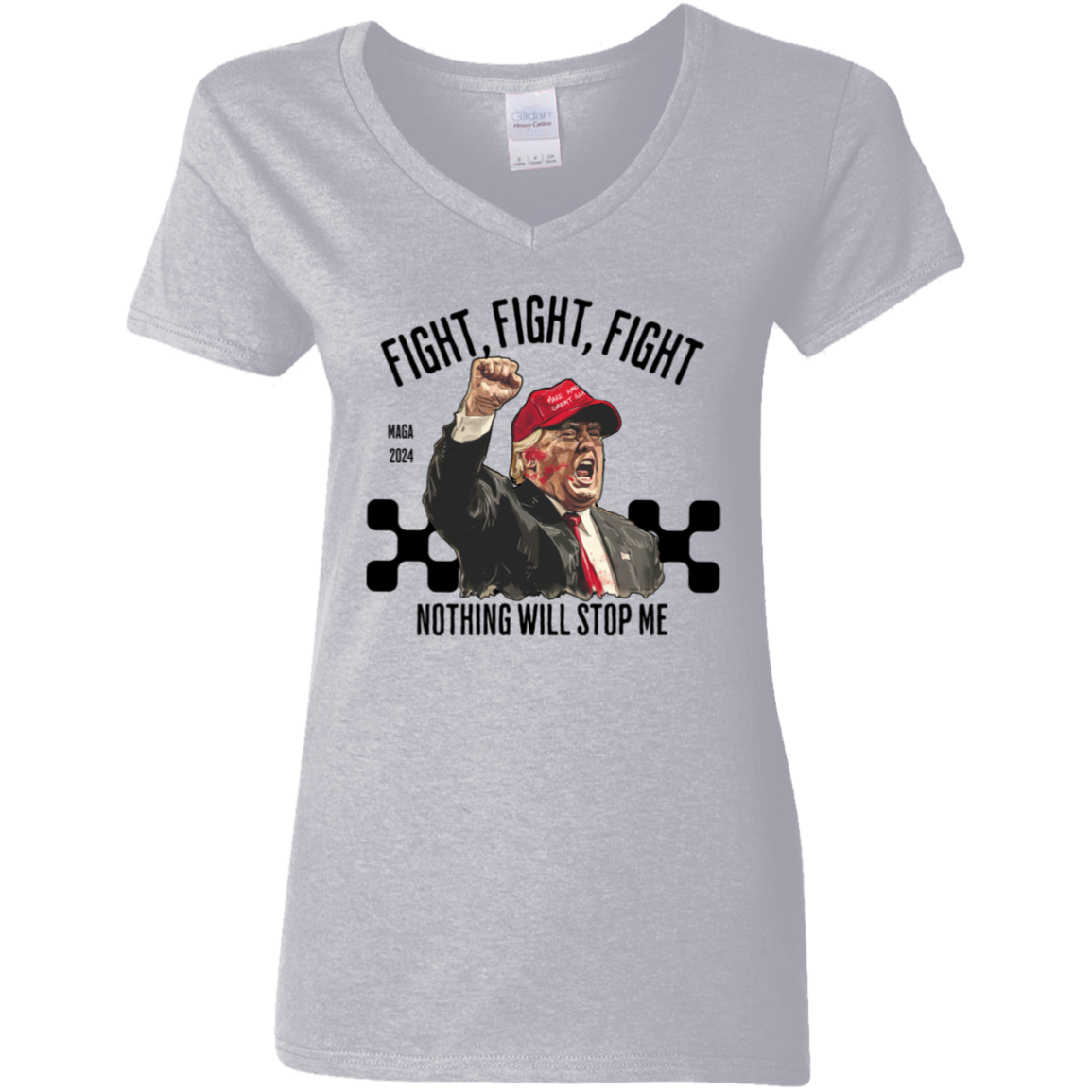 Fi**t Fi**t Fi**t Nothing Will Stop Me Donald Trump Shirt TH10 63039