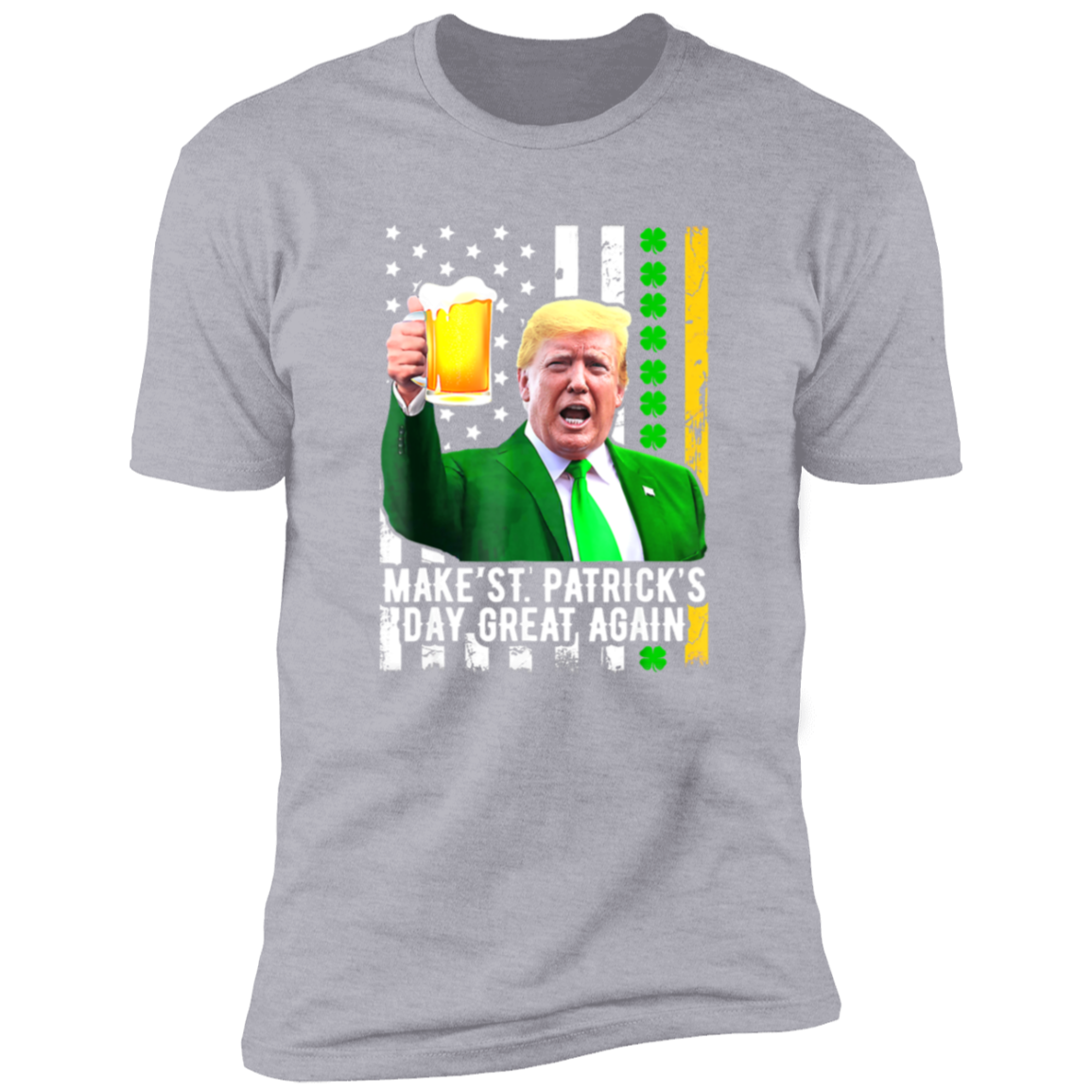 Make St. Patrick's Day Great Again Funny Cheers Dark Shirt HO82 65606