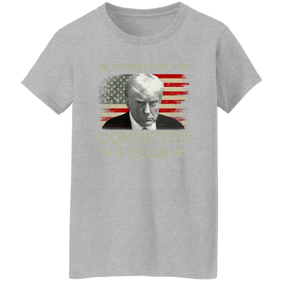 I'm Voting Convicted Felon 2024 Shirt TH10 62849