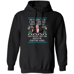 This Is Going To Be A Great Christmas Trump President Dark Sweatshirt HO82 65126