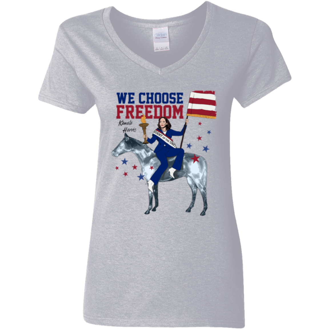 Kamala Harris We Choose Freedom Bright Shirt HA75  63486