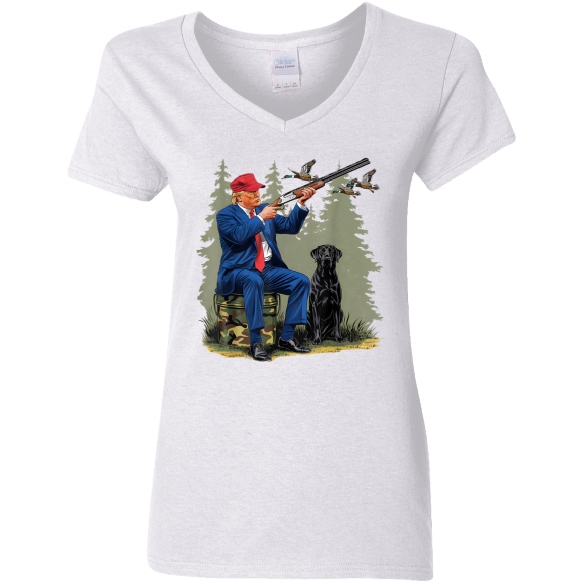 Trump Duck Hunting Bright Shirt HA75 63918