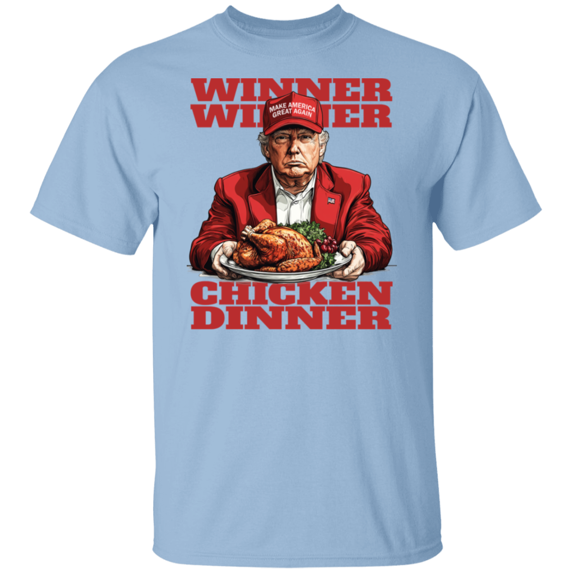 Trump Winner Chicken Dinner Bright Shirt LM32 63891