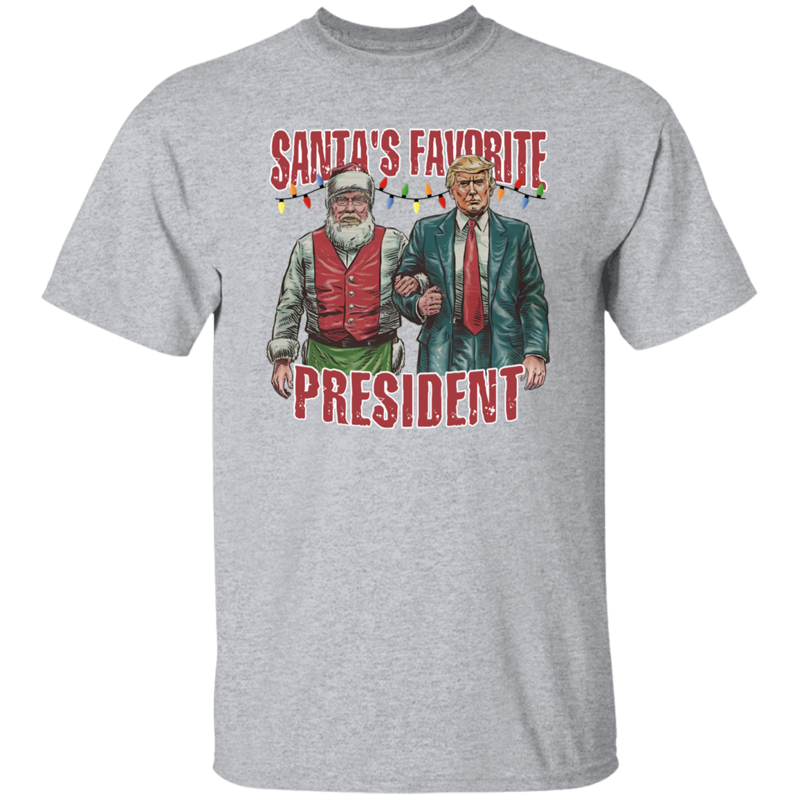 Santa's Favorite President Trump Christmas Shirt HA75 63594