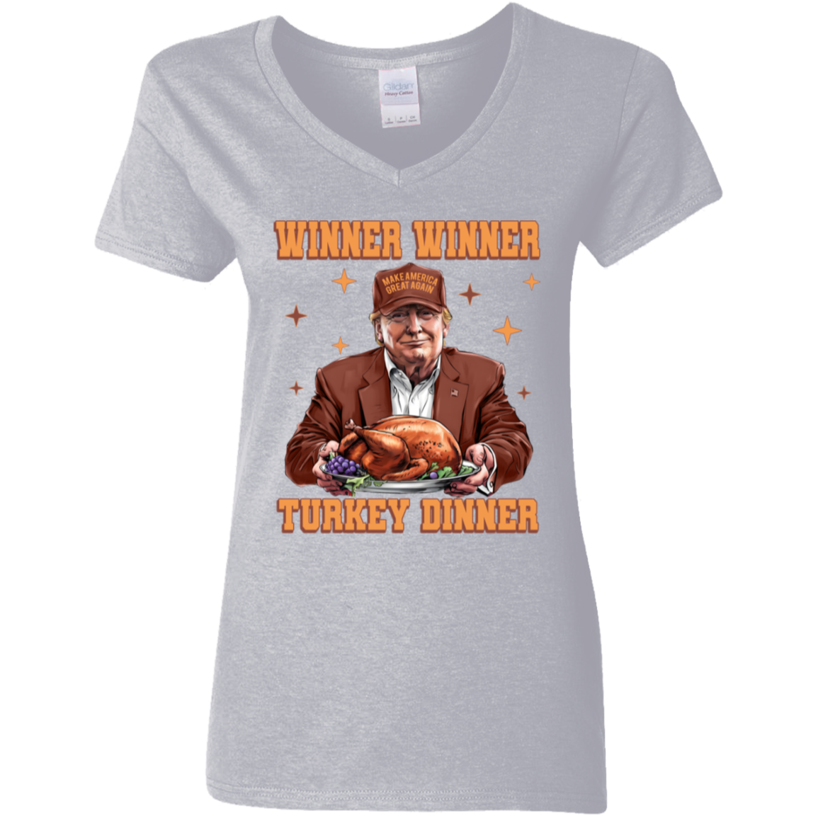 Trump Great Again Winner Turkey Dinner Bright Shirt LM32 63913