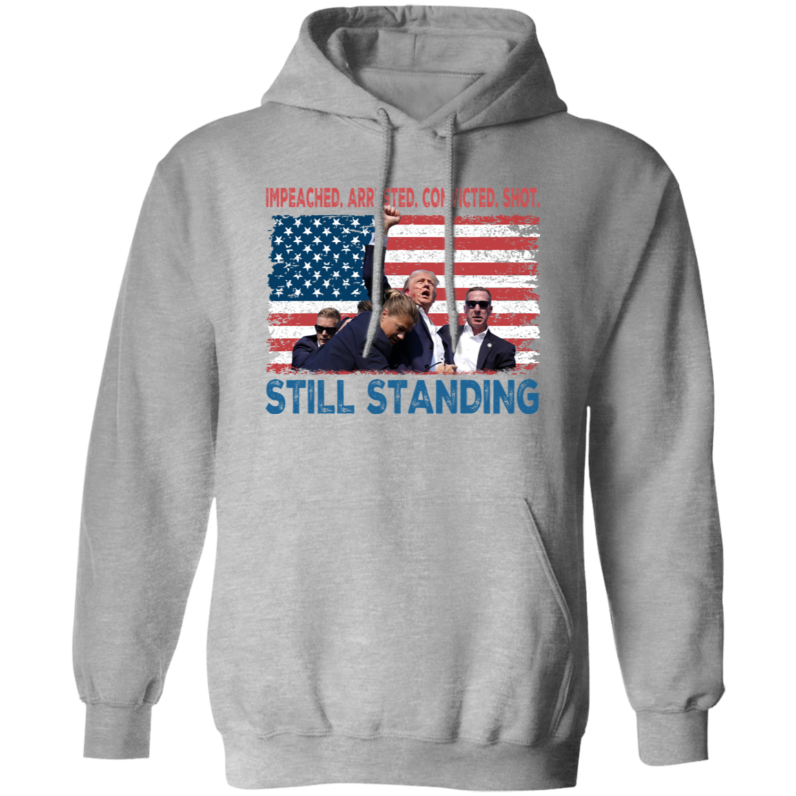 Impeached Arrested Convicted Sh** Still Standing Trump 2024 Bright Shirt HA75 63166