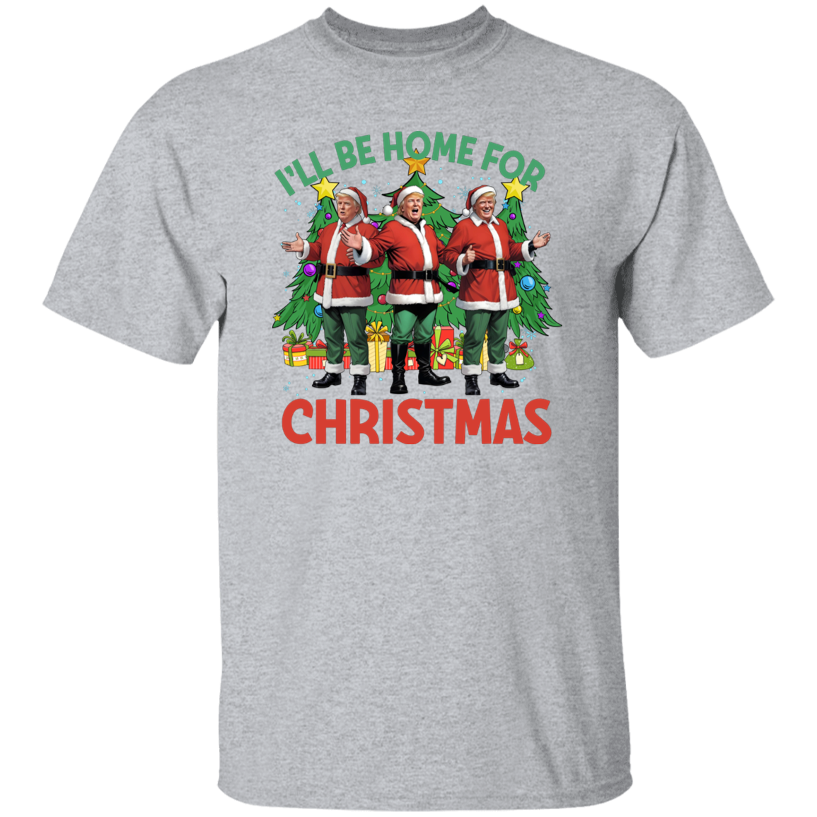 Trump I'll Be Home for Christmas - Election Trump Shirt 64078