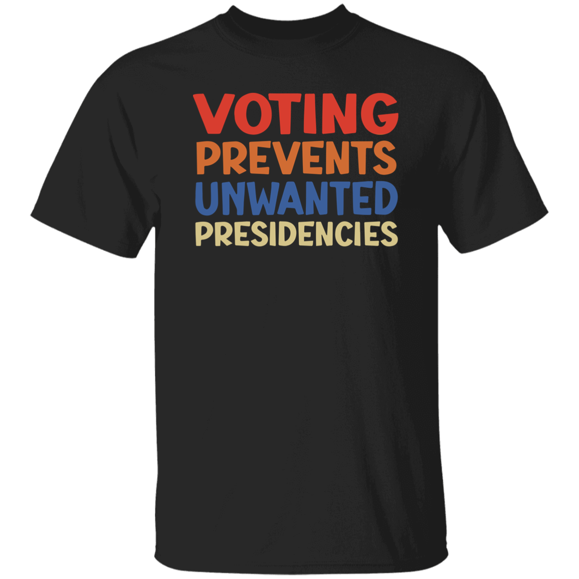 Voting Prevents Unwanted Presidencies Election Shirt HA75 63536