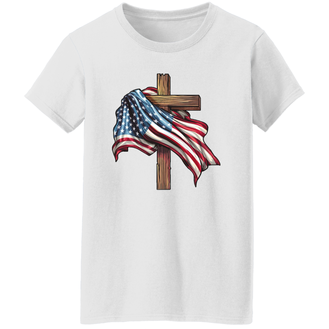 Christian American Sublimation 4th Of July Shirt TH10  62615
