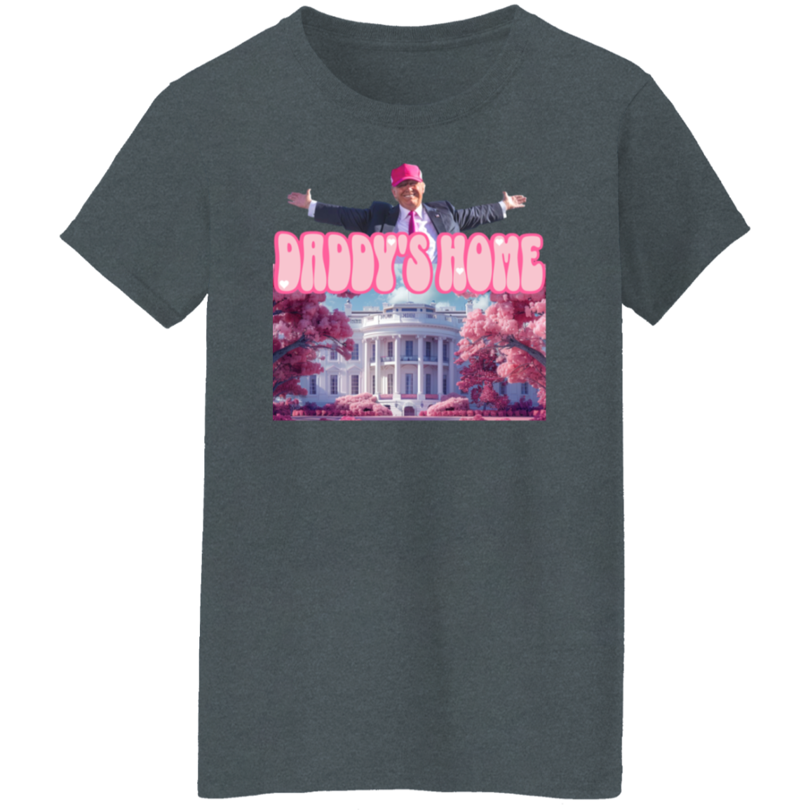 Daddy's Home Trump Pink Dark Shirt HO82 62494