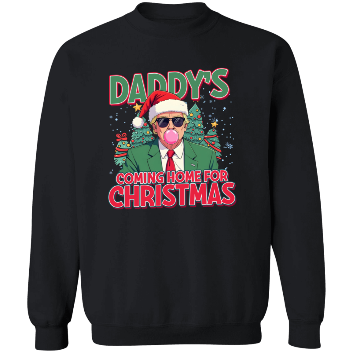 Daddy's Coming Home For Christmas Dark Shirt TH10 64061