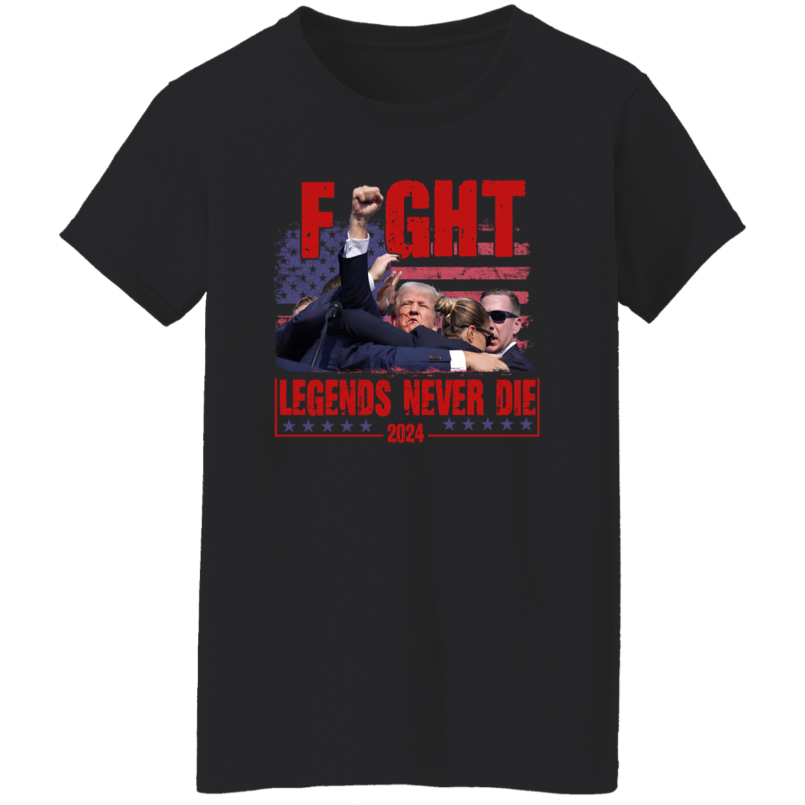 Trump F**ht - Legends Never D** 2024 Shirt HA75 63126