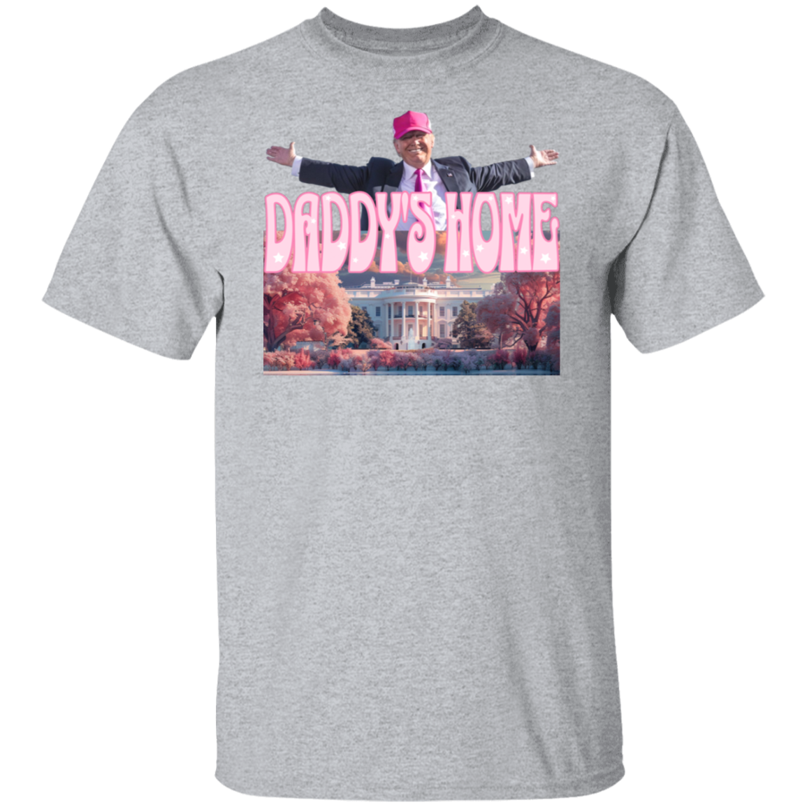 Daddy's Home Home Real Good Man Donald Pink Shirt HO82 62492