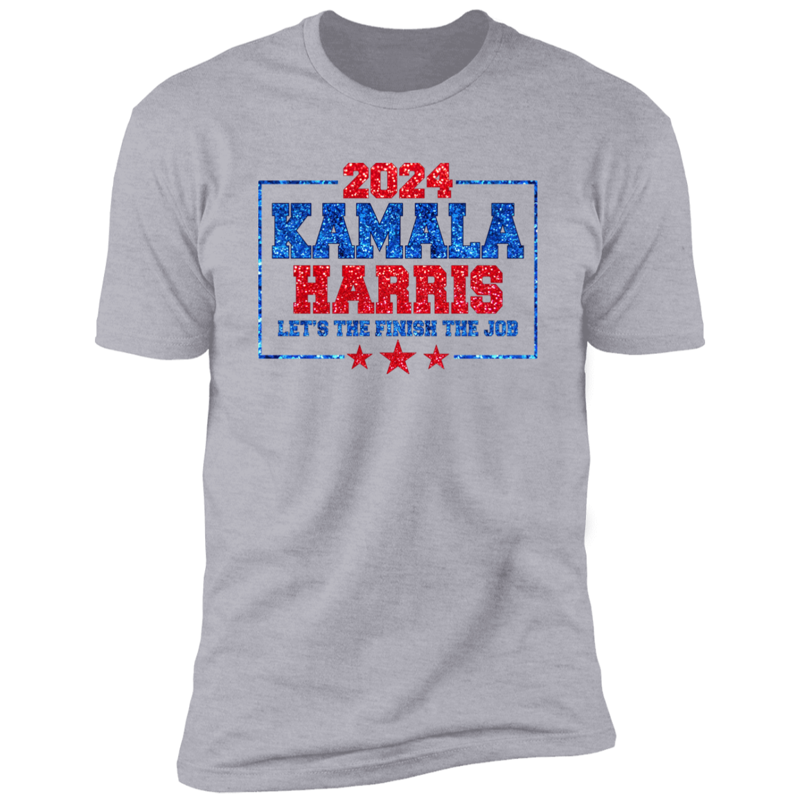 Kamala Harris Let's Finish The Job Bright Shirt TH10 63387