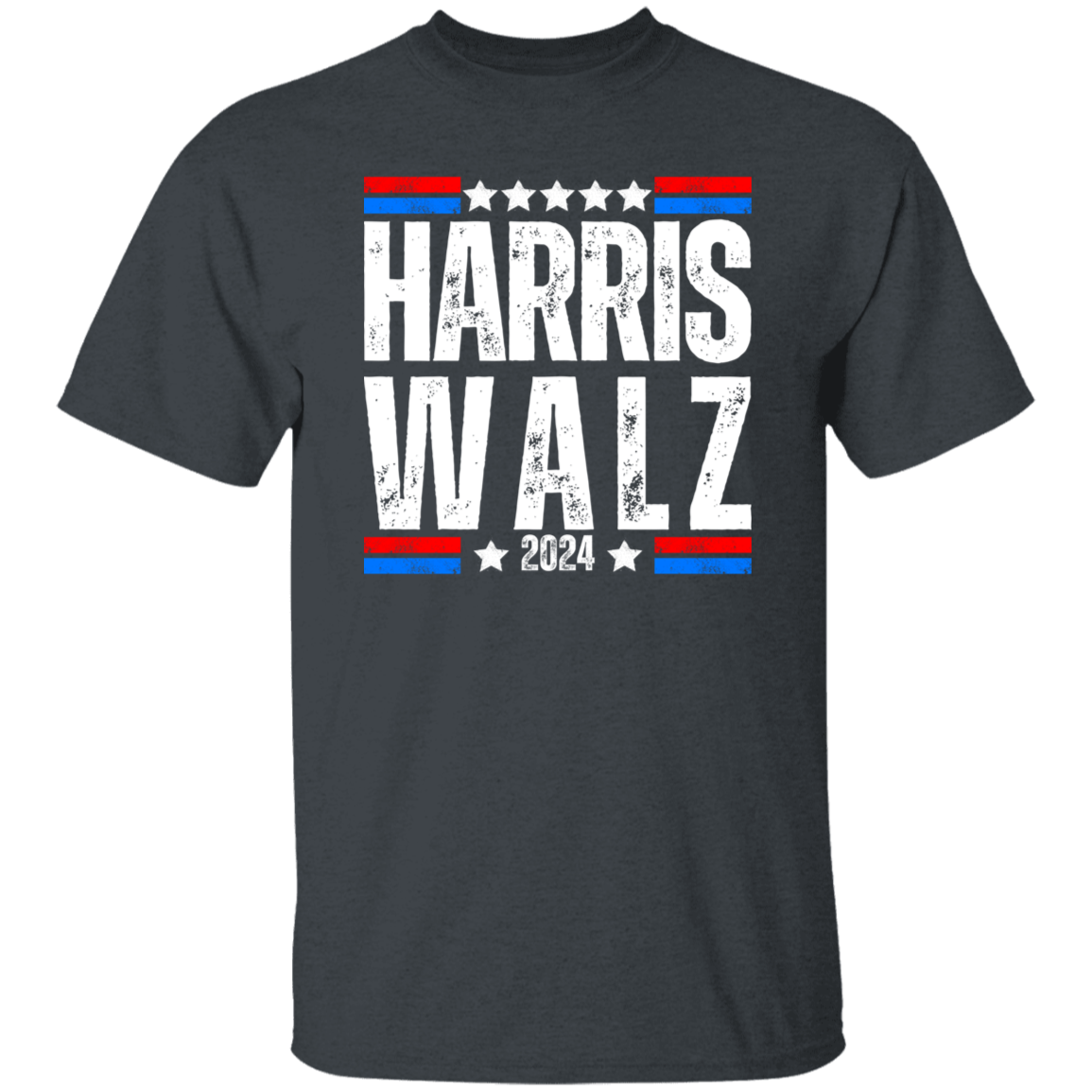 Harris Walz President 2024 Dark Shirt HO82 65154