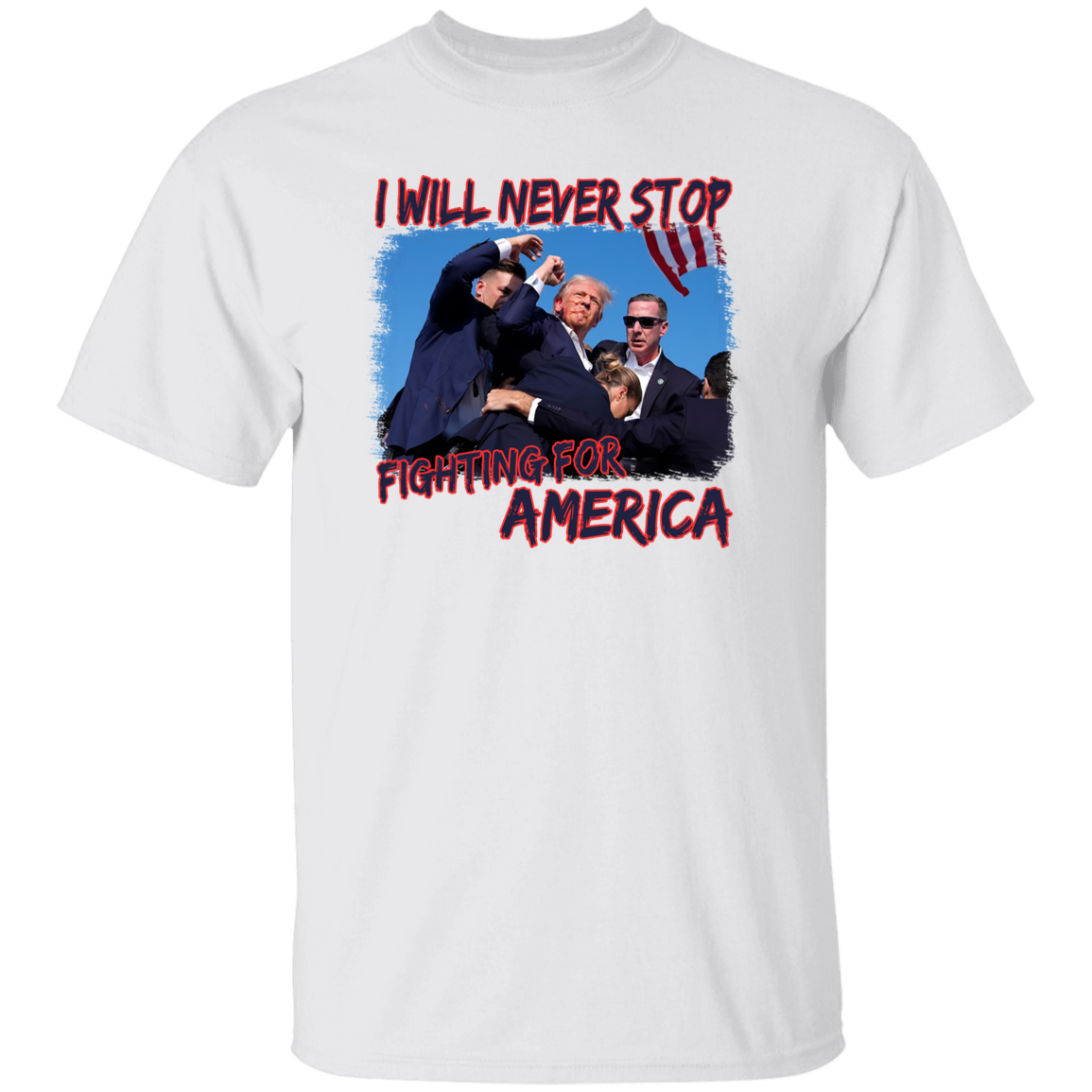 I Will Never Stop Fi**ting For America Bright Shirt TH10 63177