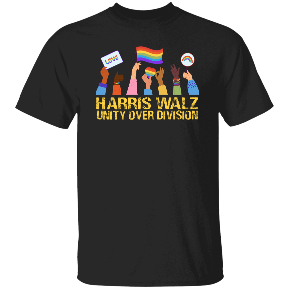 Harris Walz Unity Over Division Election 2024 Shirt HA75 63450