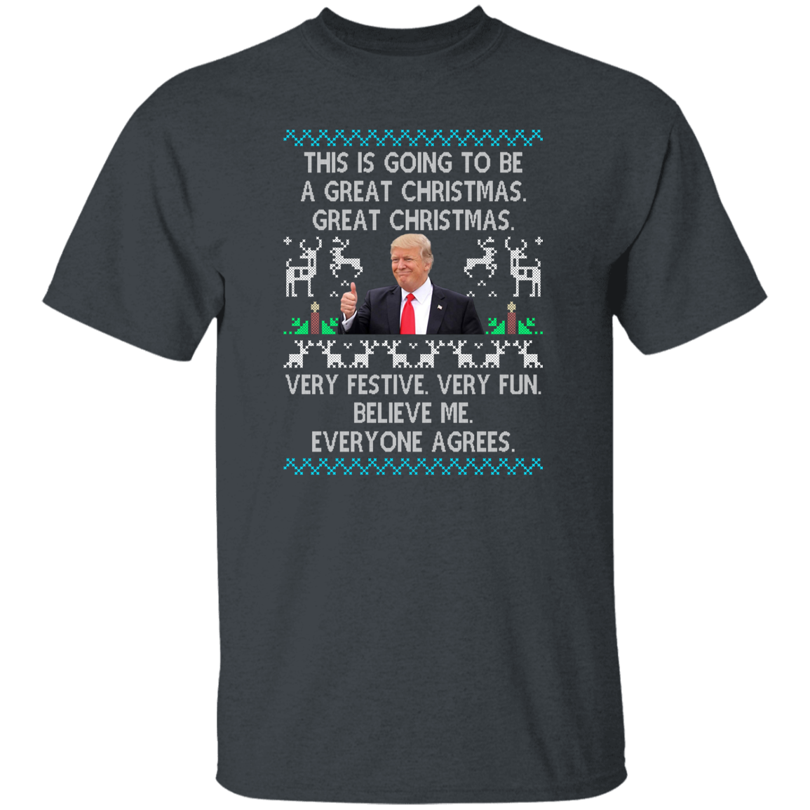 This Is Going To Be A Great Christmas Trump President Dark Sweatshirt HO82 65126