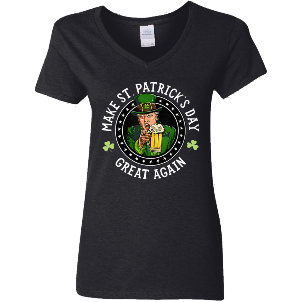 Make St Patrick's Day Great Again Funny Trump Republican 2024 Dark Shirt HO82 65610