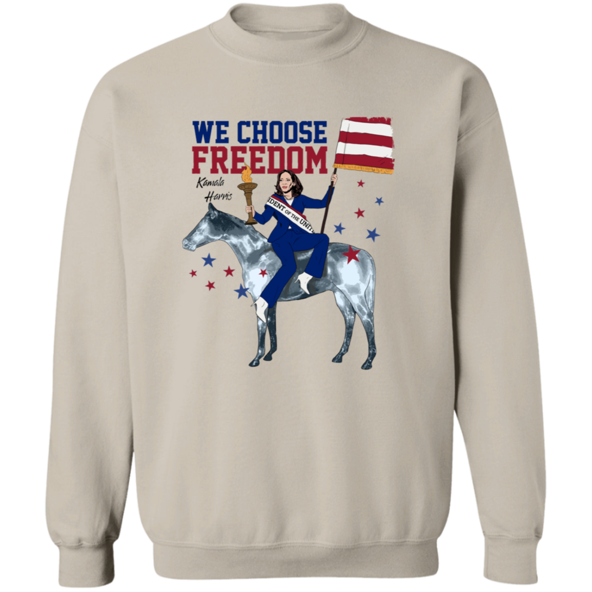 Kamala Harris We Choose Freedom Bright Shirt HA75  63486