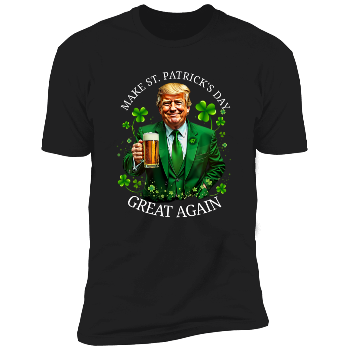 Trump Make ST. Patricks Day Great Again Dark Shirt CH07 67252