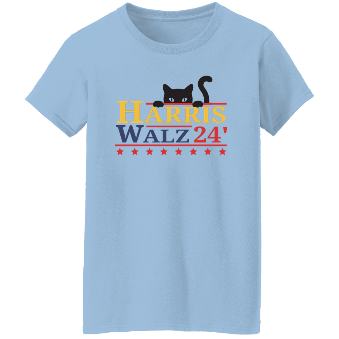 Harris Walz 2024 Cat Bright Shirt TH10 63347