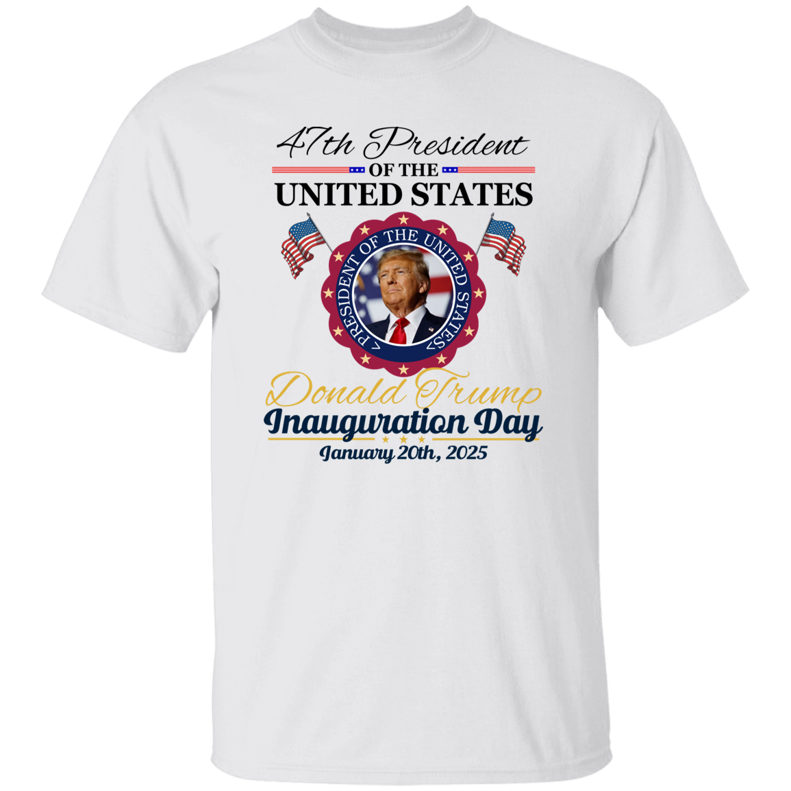 Donald Trump Presidential Inauguration Day 2025 Bright Shirt HA75 67122